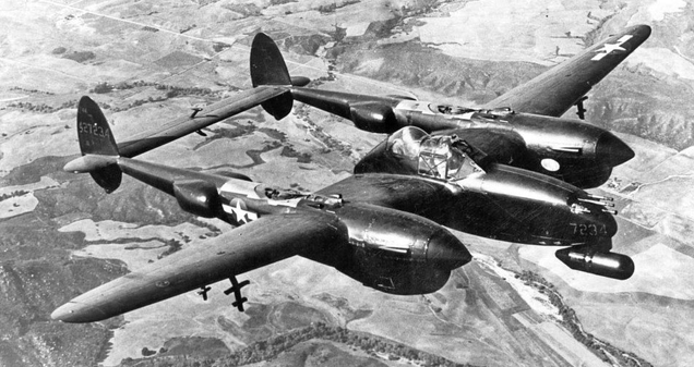 P-38M night fighter, with radar and a second place added behind the pilot for the radar operator